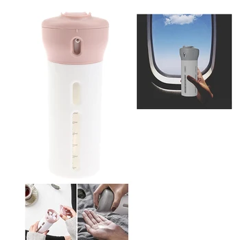 Seyahat Dağıtıcı Seyahat Şişe sızdırmaz Tuvalet Dağıtıcı Doldurulabilir Vücut Yıkama Sabunu Boş Konteyner Kiti Şişe 4-in-1