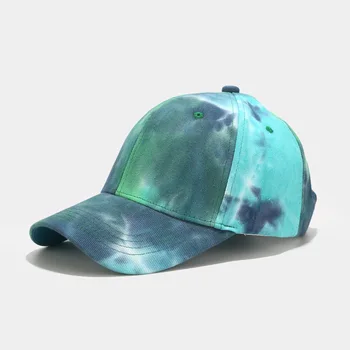 Unisex Boş Yıkanmış Düşük Profilli Pamuk ve Denim ve Kravat Boya Baba Şapka beyzbol şapkası Pigment Boyalı Hiphop güneş şapkası