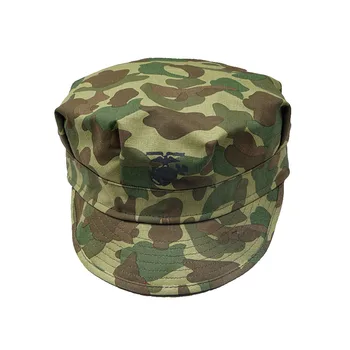 USMC Camo Kap Askeri Amerikan Cambat Şapka Retro WW2 ABD Ordusu Erkek Kap Spor Vintage Kap Yeşil Haki