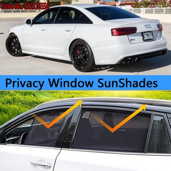 Yan Güneş Gölge Gölgeleme Koruma Pencere Şemsiyeleri Güneşlik Aksesuar Koruyucu Audi A6 C7 S6 Sedan 2012 – 2018 2013 2016