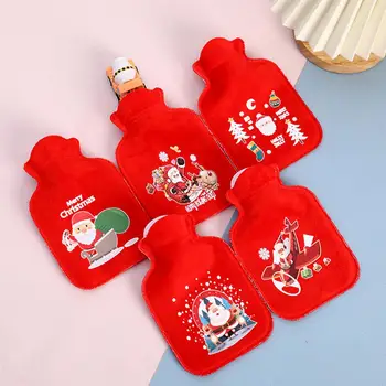 Yaratıcı Sıcak Su Torbası Peluş Hediye Kırmızı Noel Yılı Tavşan el ısıtıcı Çanta Yumuşak Dokunmatik el ısıtıcı Çanta Oturma Odası için