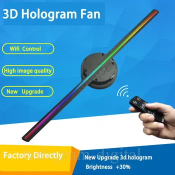 Yeni 3D 224LED WiFi Holografik projektör Ekranı / Fan Hologramı / Reklam Projeksiyonu