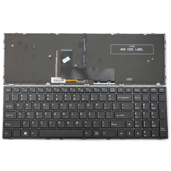 Yeni Clevo P670RE3 P670RG P670SA P670SE P670SG P671SA Serisi Laptop Klavye ABD Arkadan Aydınlatmalı