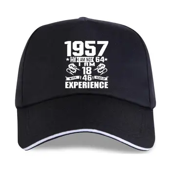 yeni kap şapka Komik 1957 Yılında Yapılan 64th doğum günü hediyesi Baskı Şaka 64 Yıl Harika Koca Rahat beyzbol şapkası Pamuk Erkekler