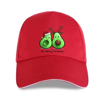 yeni kap şapka Merry Christmas Avokado Baskı Kadın %100 % Pamuk Crewneck beyzbol şapkası Streetwear Artı Boyutu Rahat Yaz