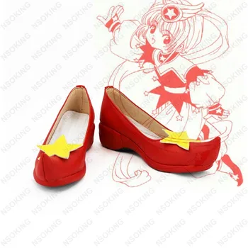 Yeni Kart Captor Sakura KINOMOTO SAKURA Cosplay Çizmeler Anime Ayakkabı Custom Made