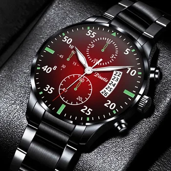 Yeni Kore Versiyonu Kamuflaj erkek saati Paslanmaz Çelik Erkek Tarihi İş sevgili saati Erkekler quartz saat