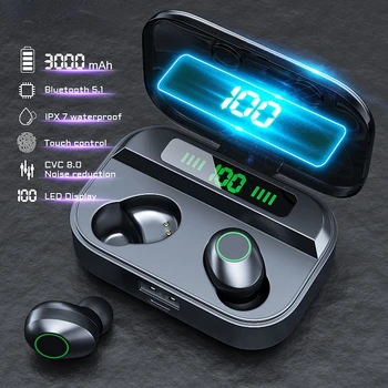 Yeni Orijinal Bluetooth Kulaklık kablosuz kulaklıklar Tws Kulaklık Spor Kulak Stereo Kulaklık Su Geçirmez Gürültü Azaltma HD Mic