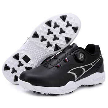 Yeni Profesyonel golf ayakkabıları Sivri Açık Rahat Golf Giyer Erkekler için Boyutu 38-45 Yürüyüş Sneakers Lüks yürüyüş ayakkabısı