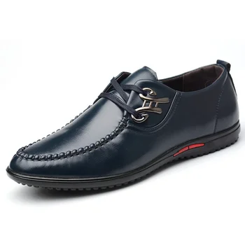 Yeni Rahat erkek resmi ayakkabı Erkek Suni deri ayakkabı Dantel-up Yumuşak sürüş ayakkabısı Loafer'lar Erkekler Sneakers Drop Shipping
