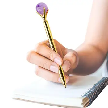 Yetişkinler İçin komik Kalemler Kalem Kristal Top İle Üst Moda Kız Büyük Kristal Top Tükenmez Kalemler Okul Kırtasiye Ofis