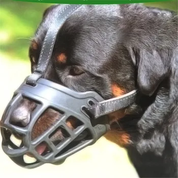 Yumuşak Silikon Pet Köpek Namlu Nefes Sepeti Bulmacalar Köpek Maskesi Bark Bite Örgü Ağız Namlu Pet Eğitim Aksesuarları