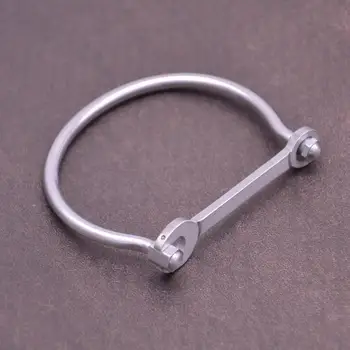 Kişiselleştirilmiş paslanmaz çelik at nalı bilezik D anahtarı at nalı toka anahtarı aleti bileklik takı